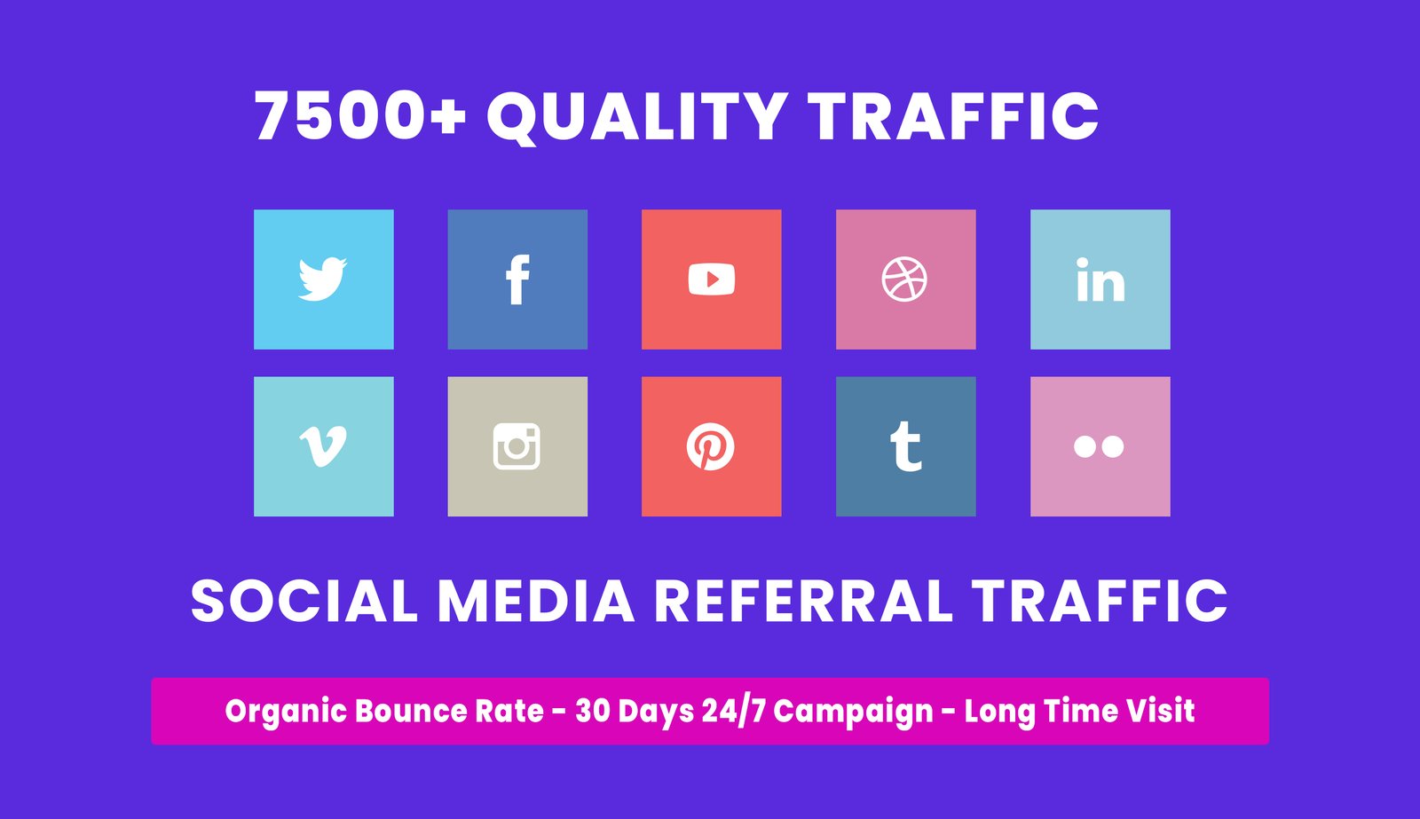 Buy Social Media Referral Traffic - Starter