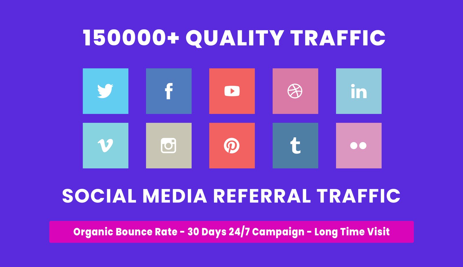 Buy Social Media Referral Traffic - Premium