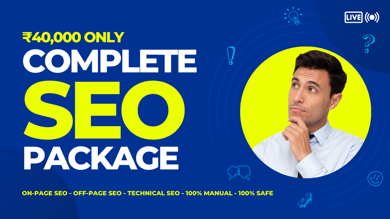 Complete Monthly SEO Service Package for Google Ranking - Premium